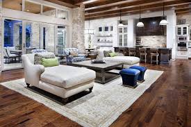 Interior Mix Of Rustic Modern Clean Open Design But Warm And Inviting Hill Country Mansion Modernhomedecorid Country Modern Home Modern Rustic Living Room