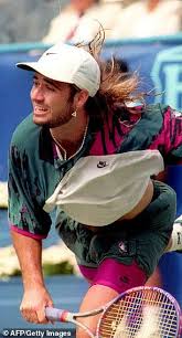 One time he got very angry when he lost a match to thomas muster who when they shook hands. Fall Out Boy S Pete Wentz Channels Andre Agassi With Newly Dyed Blonde Locks On The Tennis Court Aktuelle Boulevard Nachrichten Und Fotogalerien Zu Stars Sternchen