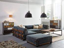 Neu Eck Sofa Industrie Design Jeans Neu Industrial Couch Hocker In Munchen Altstadt Sofa Layout Sofa Sofa Stoff