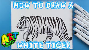 Horses have very unusual shapes which can be difficult. How To Draw A White Tiger Youtube