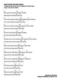 Birthday Song For Mother Mary Lyrics Mary Wore Her Red Dress An Illustrated Song Red Dress How To Wear Get To Know Me