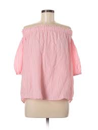 Details About Listicle Women Pink 3 4 Sleeve Blouse M