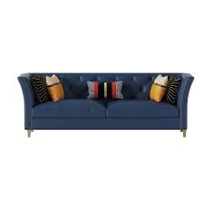 Blue sofas & couches : Hot Sale Navy Blue Sofa Modern Design Luxury Furniture Sets For Living Room Microfiber Leather Sofa Buy Modern Style Leather Sofa Guangzhou Furniture Leather Living Room Sofas Modern Original Design Leather Sofa Product