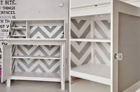 Chevron And Chalkboard On Hemnes Bureau Ikea Hackers Ikea Office Furniture Bureau Ikea Ikea