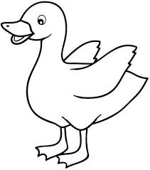 Dibujos Animados Para Colorear Pato