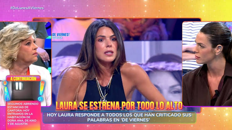 Terelu Campos se rompe en su momento mas tenso con Laura Matamoros "Yo he  visto sufrir mucho a tu primo, mucho"