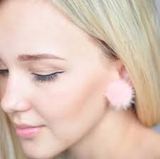 Pam's Mink Pom Pom Earrings