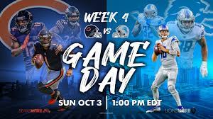 Lions Vs Bears How To Watch Listen Stream Wager The Week 4 Game