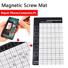 us 1 27 14 off magnetic screw mat magnetic working pad memory chart work pad mobile phone repair tools 145 x 90mm hand tool set in hand tool sets