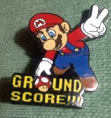 Regular Ground Score Mario Hat Pin Mario Hat Hat Pins Super Mario 1985