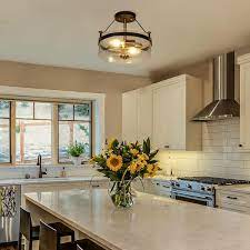 Uolfin Modern Black Kitchen Chandelier