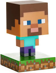Steve spawned randomly in the world.more information needed. Paladone Pp6594mcf Products Minecraft 3d Icon Light Steve Lamps Lights Amazon De Spielzeug