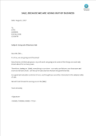 Check spelling or type a new query. Going Out Of Business Sales Letter Templates At Allbusinesstemplates Com