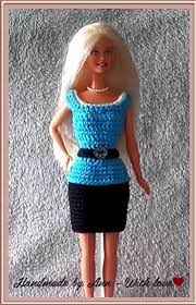 Gratis Haakpatronen Voor Barbie Barbie Kleertjes Patronen Barbiekleding Barbie Patronen