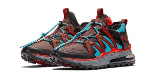 Nike Air Max 270 Bowfin Steps Out In Red Aqua Hues Nike Shoes Air Max Nike Men Mens Nike Shoes
