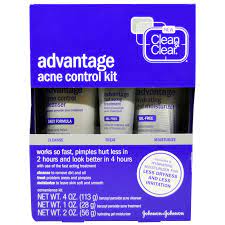 · using for years · don't buy · love this product. Clean Clear Advantage Acne Control Kit 3 Piece Kit Iherb