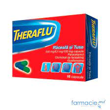 Theraflu forte, grip, soğuk algınlığı ya da alerjik nezleye bağlı ateş, baş ve vücut ağrısı, burun akıntısı gibi belirtileri tedavi eden etkili bir ilaçtır. Theraflu Raceala Si Tuse Caps N16