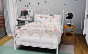 Ts4 Cc Finds Dreamteamsims Leaf Bed And Pillows S2 To S4 Sims 4 Beds Sims 4 Bedroom Sims 4