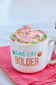 This cake is developed to be made in a microwave that is. Celebration Vanilla Mug Cake Recipe Gemma S Bigger Bolder Baking