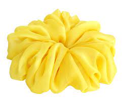 Amazon Com 38 Colors Available Big Scrunchies For Hair Soft Sheer Chiffon Large Ponytail Holder Accessories Cute Gift For Women Girl Teen For Holiday Seasons Yellow Handmade Products