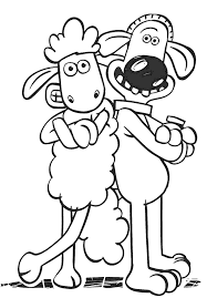Koyun Keci Boyama Sayfasi Okuloncesitr Preschool Shaun The Sheep Boyama Kitaplari Boyama Sayfalari