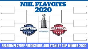 Get updated brackets, schedules, live streams, scores, highlights, video and analysis for every nhl playoffs. Nhl 2019 20 Season Playoff Predictions And 2020 Stanley Cup Prediction Youtube