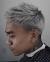 Ombre Grey Hair Asian
