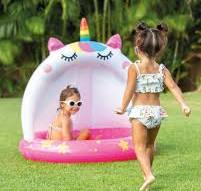 INTEX Pink Rectangular Inflatable Kiddie Pool