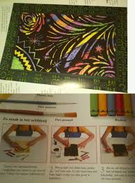 kunstwerk van wasco en zwarte verf door ingridvanhees verf kunstwerk kinderknutsels