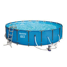 See full list on calculateme.com Customer Favorite Bestway Steel Pro Frame Pool Set 18 Feet X 48 Inches Accuweather Shop