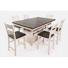 With an impressive array of dining room, bedroom, living room and entertainment furniture, jofran has plenty to offer to suit your own unique style. Madison County Adjustable Height Dining Room Set Vintage White By Jofran Furniture Furniturepick