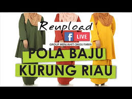 Baju kurung riau johor tradisional. Pola Baju Kurung Riau Pola Advance Cara Buat Pola Cara Draf Pola Youtube