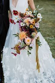 What to do if tonyfossflowers.com is down? Wedding Wednesday Fall Bridal Bouquets Of Merlot Plum And Peach Flirty Fleurs The Florist Blog Inspiration For Floral Designers