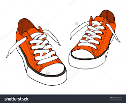 Black And White Tennis Shoes Clipart Cartoon Sneakers Clip Art 64 Sapatos Desenho