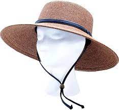 Amazon Com Sloggers Women S Wide Brim Braided Sun Hat With Wind Lanyard Dark Brown Upf 50 Maximum Sun Prote Sun Hats Sun Hats For Women Wide Brim Sun Hat