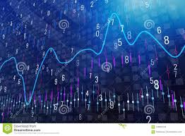 Forex Chart Wallpaper Stock Image Image Of Growth Digits