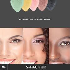 Amazon.com: Minamul Konjac Exfoliating Organic Facial Sponge Set