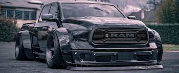 Spot begins with hands typing on a vo: Widebody Ram 1500 Dirty Dodge Rides Like A Drift Truck Autoevolution