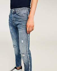 Slim Fit Jeans With Fringe-view All-jeans-man-sale Zara Hong Kong Sar Of China Mens Fashion Jeans Denim Details Slim Fit Jeans