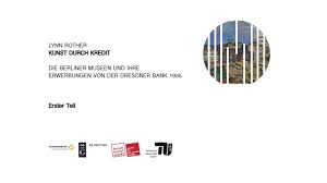 Auf wunsch erhöhung ihrer kreditsumme, wenn sie ungeplant etwas mehr geld benötigen. Lynn Rother Kunst Durch Kredit Teil 1 Vortrag Youtube