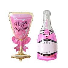 Maybe you would like to learn more about one of these? 1pc Pink Champagne Cup Beer Bottle Foil Balloons Valentines Wedding Decoration Inflatable Air Ballons Birthday Party Decorations Buy At The Price Of 0 87 In Aliexpress Com Imall Com