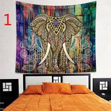 Get it as soon as tue, apr 13. Indian Decor Mandala Tapestry Wall Hanging Hippie Throw Bohemian Dorm Bedspread Table Cloth Curtain Style Colorful Elephant Size 150 130cm Walmart Com Walmart Com