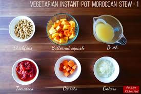 With a touch of spices and golden raisins, it goes with roasted vegetables, chicken, lamb and more! Vegetarian Instant Pot Moroccan Stew Paint The Kitchen Red
