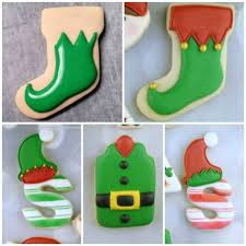 Decorated Elf Cookies Christmas Cookies Decorated Elf Cookies Christmas Cookies