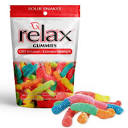 Relax Gummies - CBD Infused Sour Snakes [Edible Candy ...