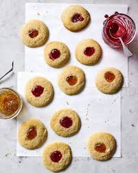 Easy Jammy Biscuits Recipe Delicious Magazine Recipe Biscuit Recipe Easy Biscuit Recipe British Biscuit Recipes