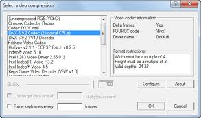 It is easy to use, but also very flexible with many options. Virtualdub And K Lite Codec Pack Videohelp Forum