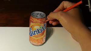 Since this lesson is an introduction to 3d, i want you to focus on only a few things to begin with. Amazing Anamorphic Drawing Illusion 1 Soda Can Youtube