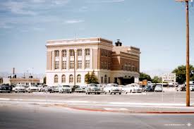 Las Vegas Post Office Courthouse September 1957 300 E Stewart Ave Opened 11 27 33 Now Home To The Mob Museum Las Vegas Vegas House Styles