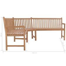See more ideas about outdoor corner bench, cool house designs, corner bench. Garden Corner Bench 202x202x90 Cm Solid Teak